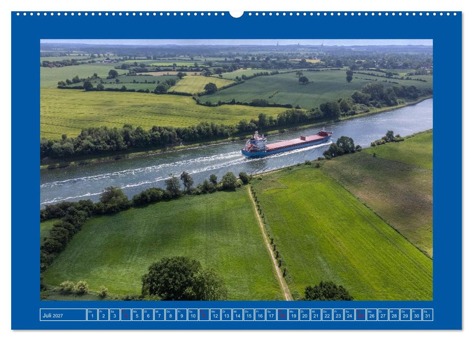 Unterwegs auf dem Nord-Ostsee-Kanal (CALVENDO Premium Wandkalender 2027)