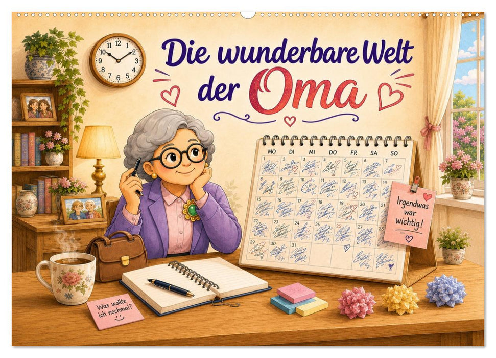Die wunderbare Welt der Oma (CALVENDO Wandkalender 2027)