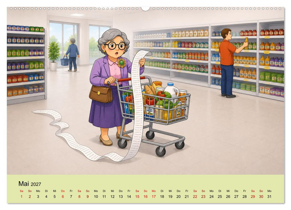 Die wunderbare Welt der Oma (CALVENDO Wandkalender 2027)