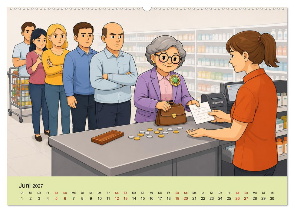 Die wunderbare Welt der Oma (CALVENDO Wandkalender 2027)