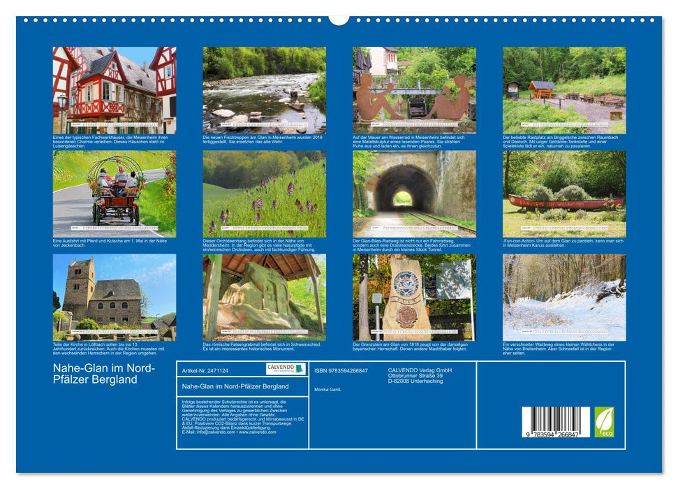Nahe-Glan im Nord-Pfälzer Bergland (CALVENDO Premium Wandkalender 2027)