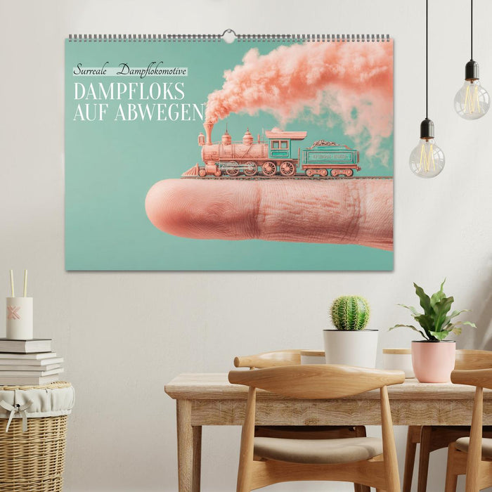 Dampfloks auf Abwegen (CALVENDO Wandkalender 2027)