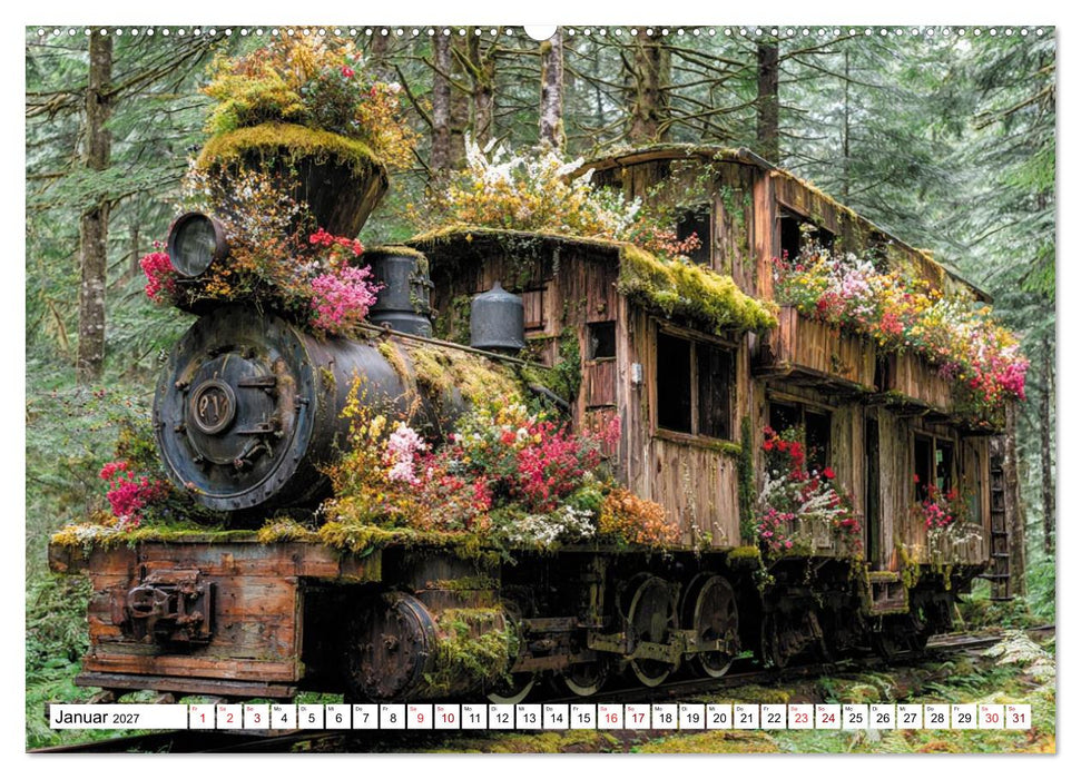 Dampfloks auf Abwegen (CALVENDO Wandkalender 2027)