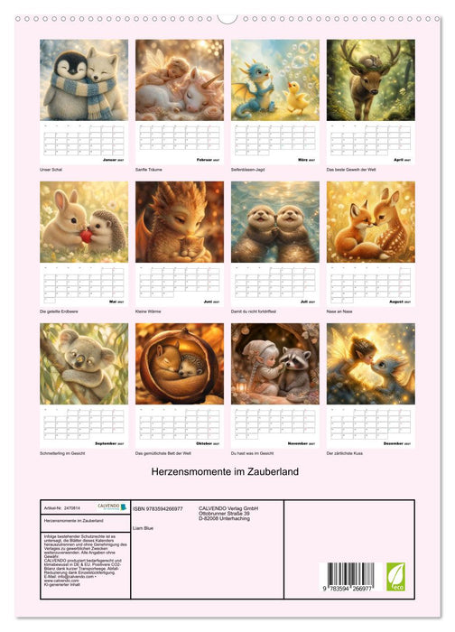Herzensmomente im Zauberland (CALVENDO Premium Wandkalender 2027)