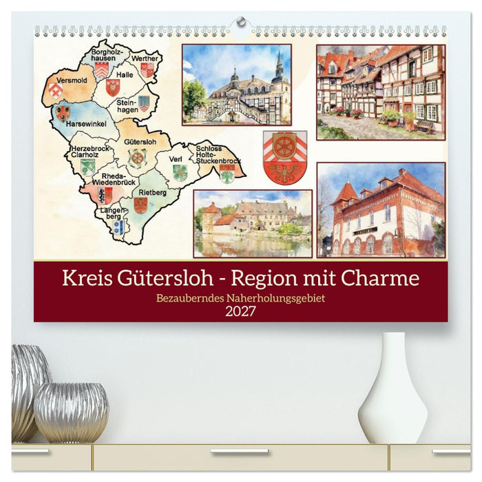 Kreis Gütersloh - Region mit Charme (CALVENDO Premium Wandkalender 2027)