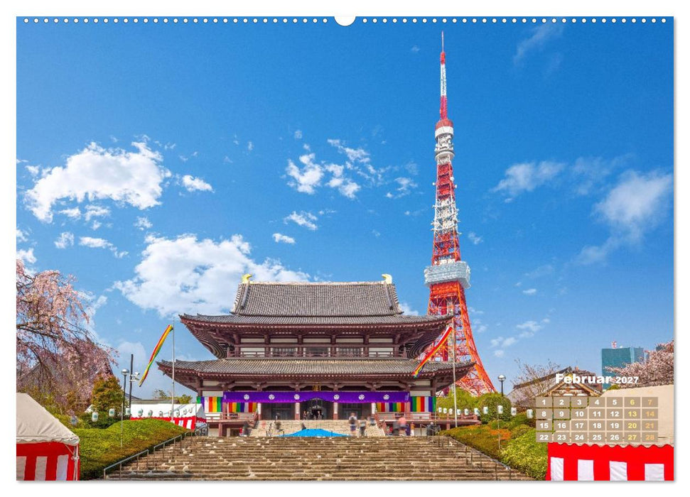 Japan: Entdecken Sie gelebte Tradition und einzigartige Naturwunder (CALVENDO Wandkalender 2027)