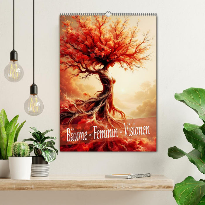 Bäume - Feminin - Visionen (CALVENDO Wandkalender 2027)