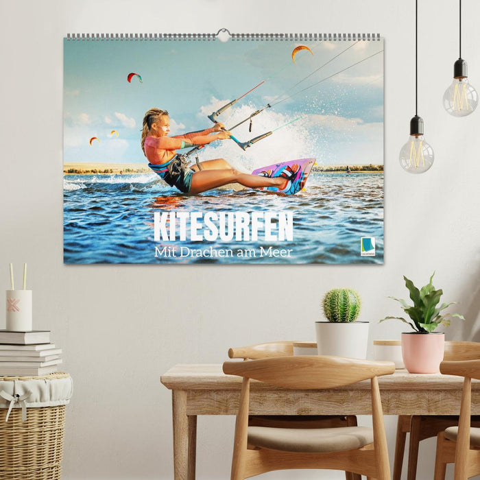 Kitesurfen: Mit Drachen am Meer (CALVENDO Wandkalender 2027)