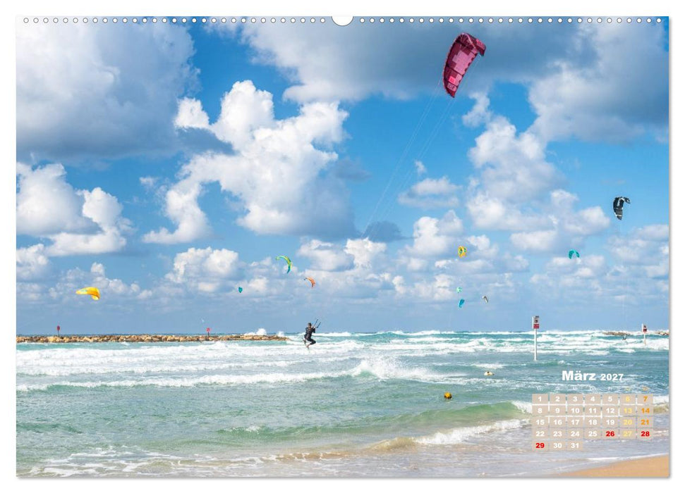 Kitesurfen: Mit Drachen am Meer (CALVENDO Wandkalender 2027)