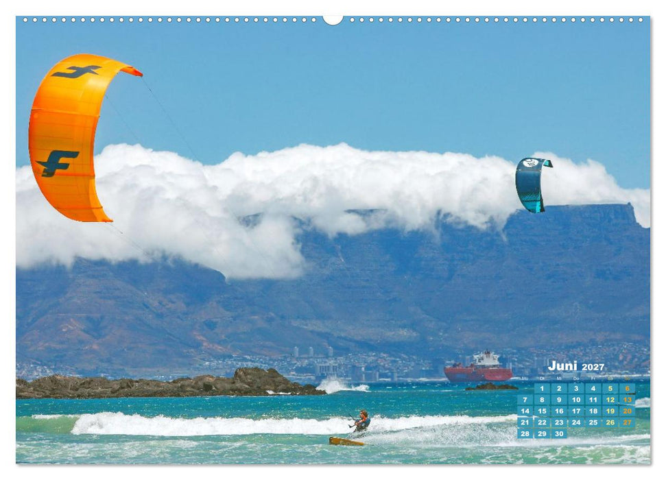 Kitesurfen: Mit Drachen am Meer (CALVENDO Wandkalender 2027)