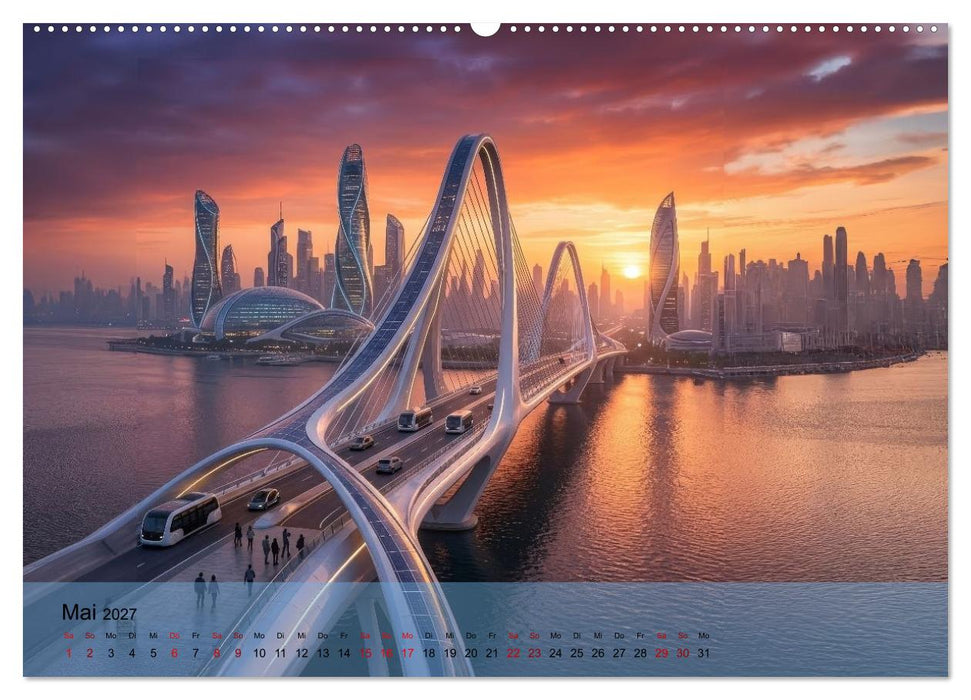 Brücken der Zukunft (CALVENDO Premium Wandkalender 2027)