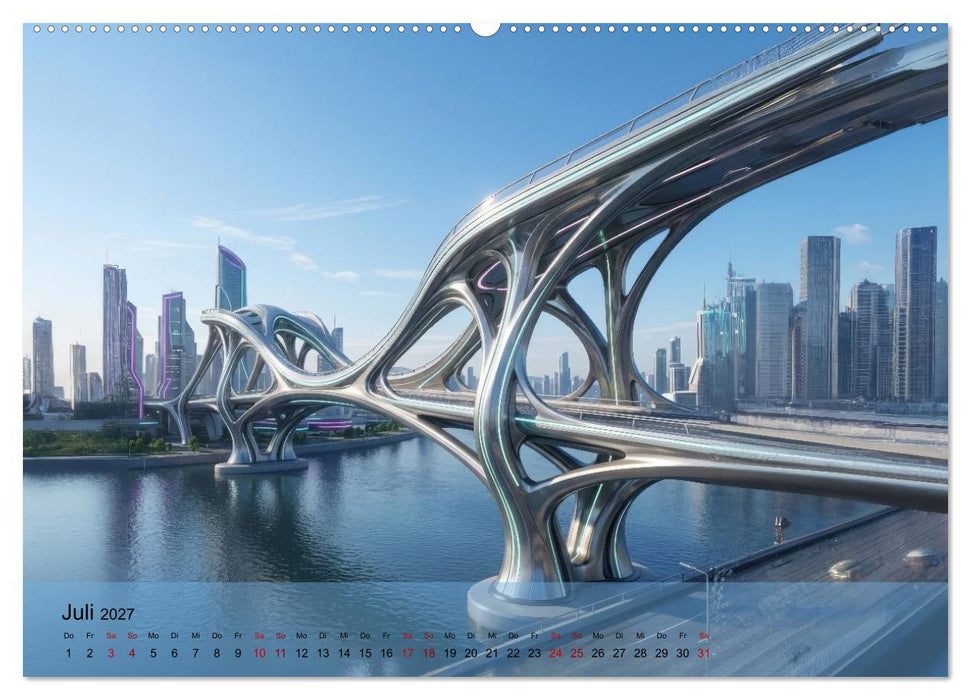 Brücken der Zukunft (CALVENDO Premium Wandkalender 2027)