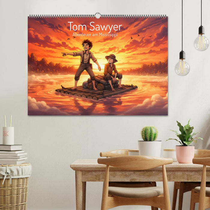 Tom Sawyer – Abenteuer am Mississippi (CALVENDO Wandkalender 2027)