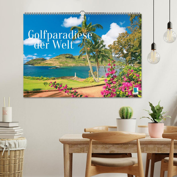 Golfparadiese der Welt (CALVENDO Wandkalender 2027)