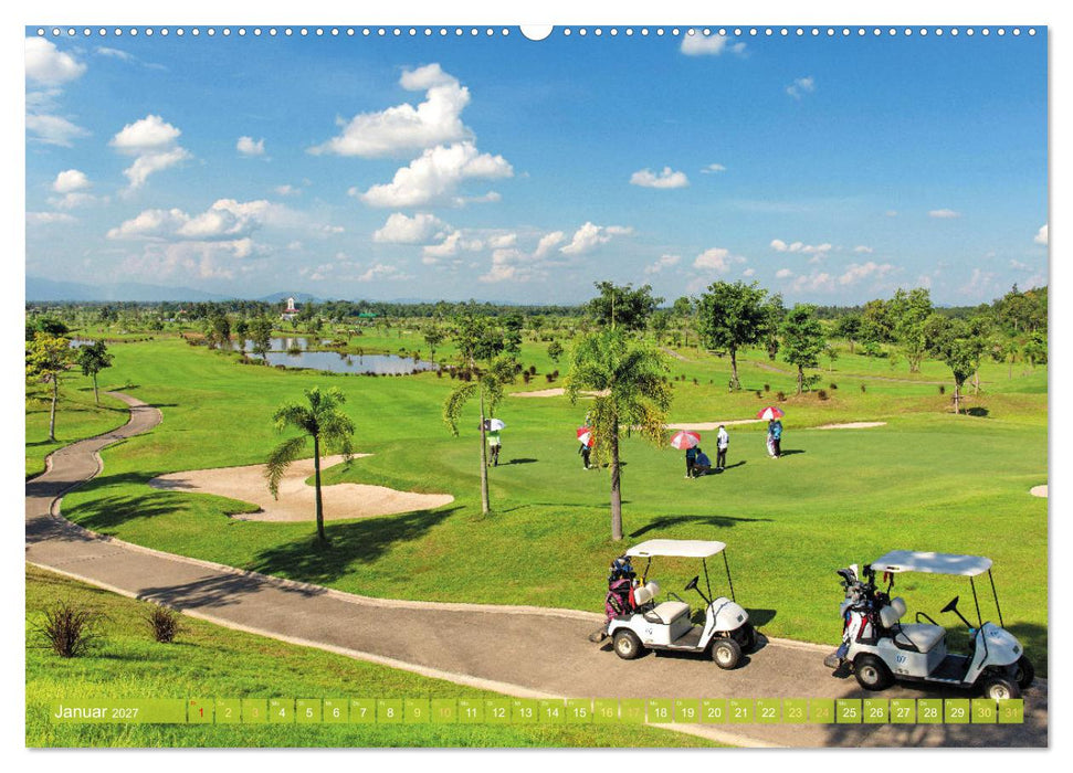 Golfparadiese der Welt (CALVENDO Wandkalender 2027)