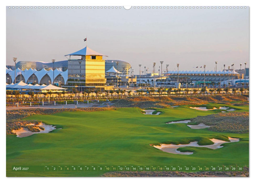 Golfparadiese der Welt (CALVENDO Wandkalender 2027)