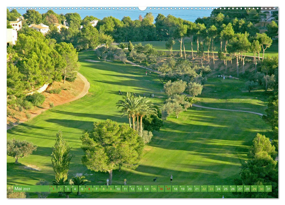 Golfparadiese der Welt (CALVENDO Wandkalender 2027)