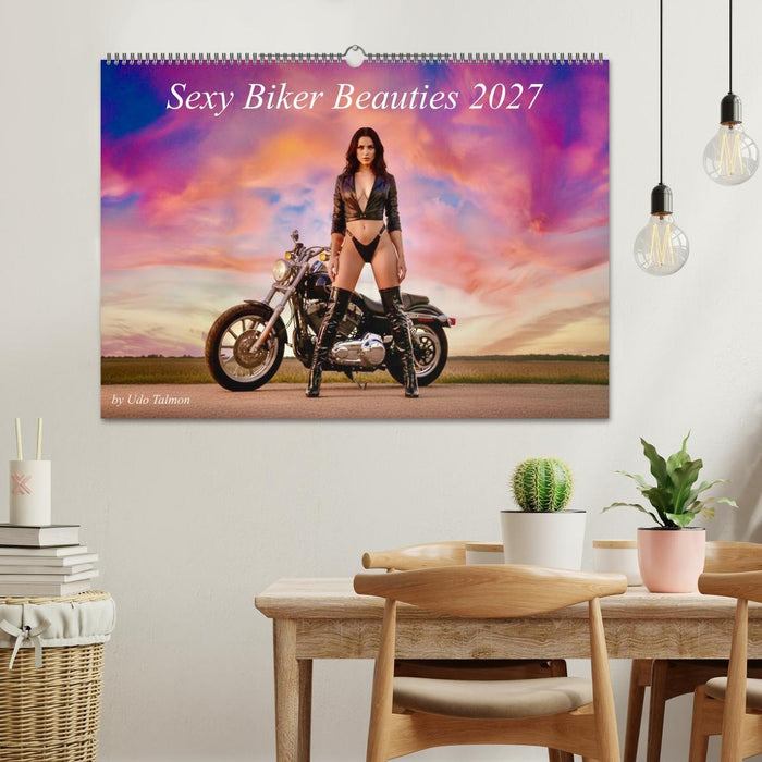 Sexy Biker Beauties (CALVENDO Wandkalender 2027)