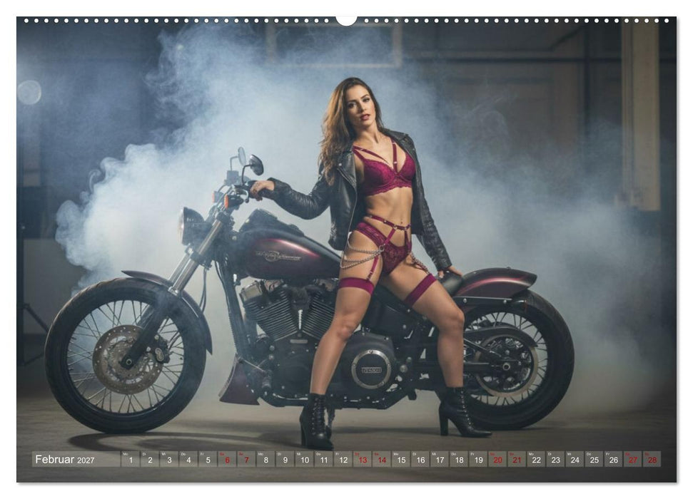 Sexy Biker Beauties (CALVENDO Wandkalender 2027)