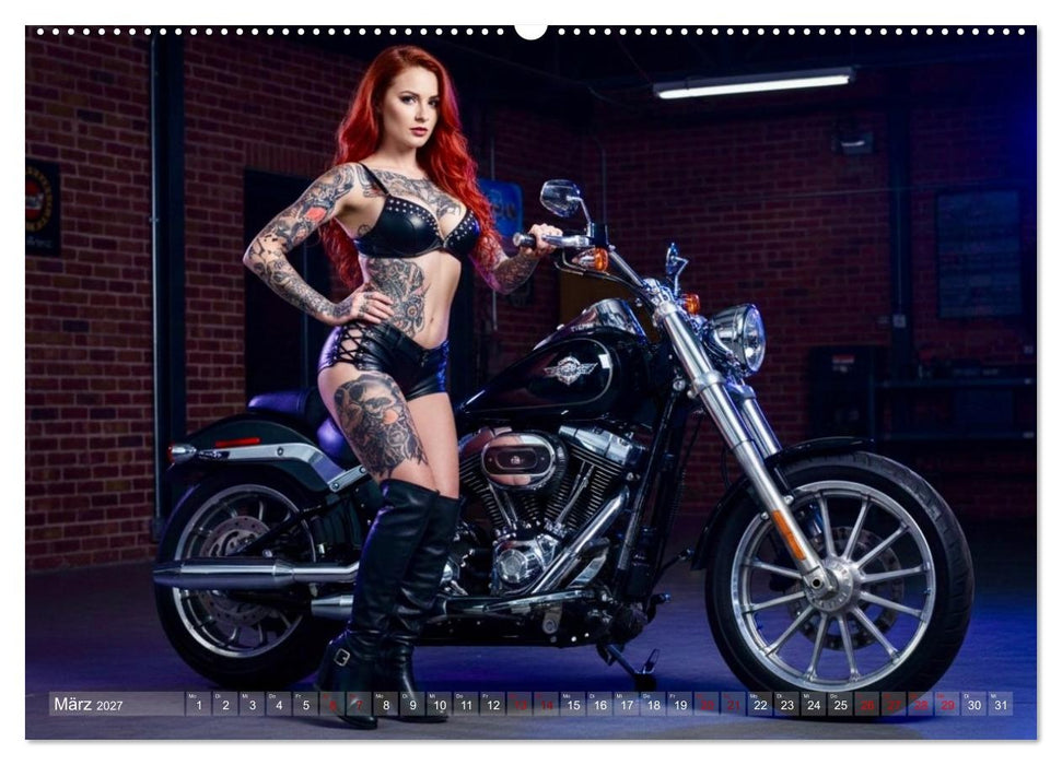 Sexy Biker Beauties (CALVENDO Wandkalender 2027)