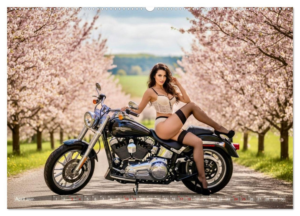 Sexy Biker Beauties (CALVENDO Wandkalender 2027)