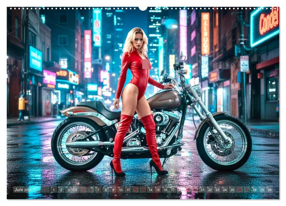 Sexy Biker Beauties (CALVENDO Wandkalender 2027)