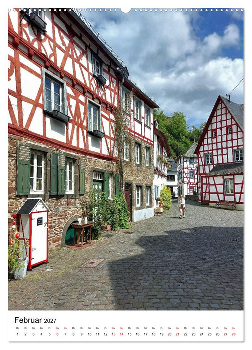 Monreal - Malerisches Fachwerkdorf in der Eifel (CALVENDO Wandkalender 2027)