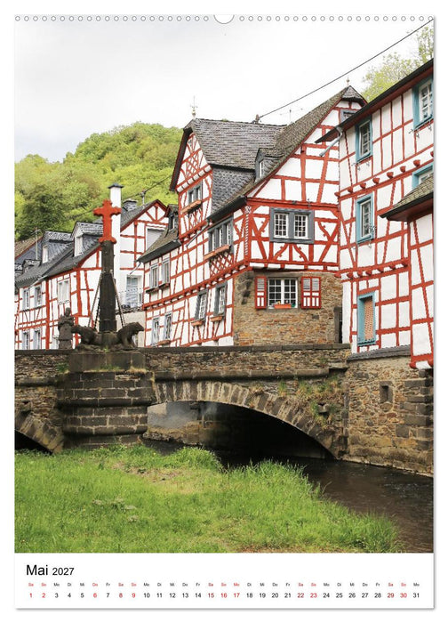 Monreal - Malerisches Fachwerkdorf in der Eifel (CALVENDO Wandkalender 2027)