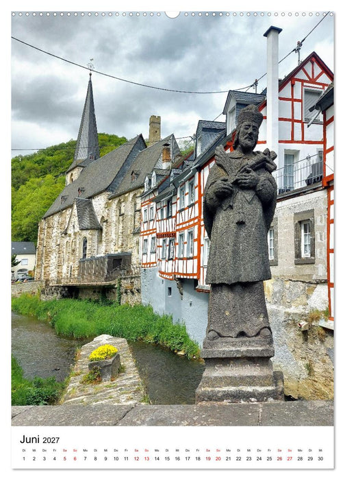 Monreal - Malerisches Fachwerkdorf in der Eifel (CALVENDO Wandkalender 2027)
