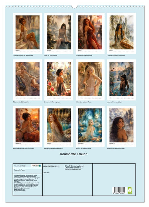 Traumhafte Frauen (CALVENDO Wandkalender 2027)