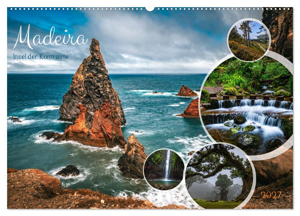 Madeira - Insel der Kontraste (CALVENDO Wandkalender 2027)