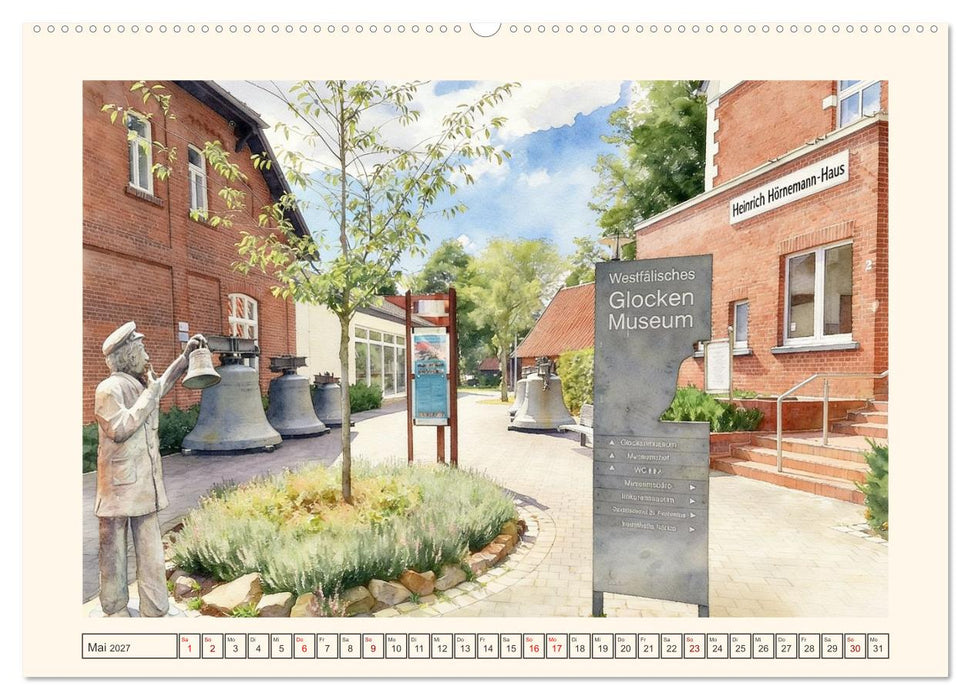 Naherholung im Kreis Borken (CALVENDO Wandkalender 2027)