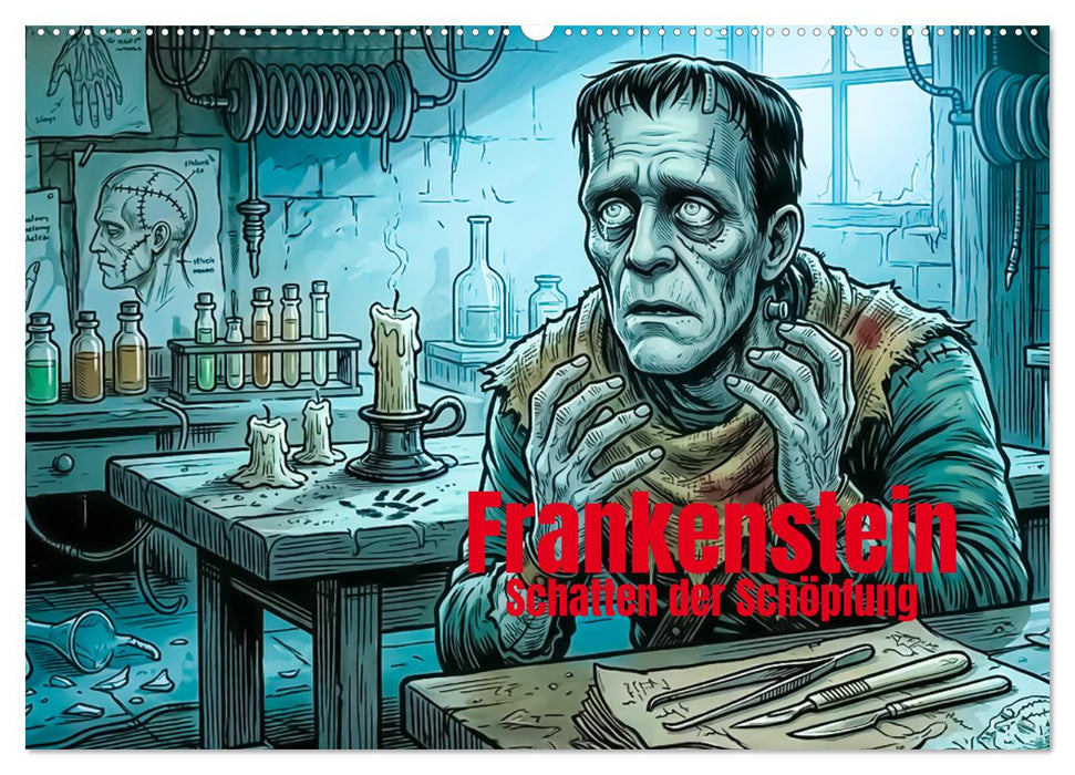 Frankenstein — Schatten der Schöpfung (CALVENDO Wandkalender 2027)