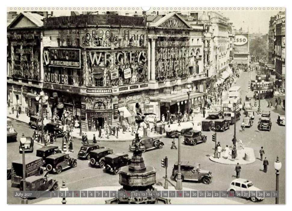 London's Old Beauty on historical photographs (CALVENDO Premium-Calendar 2027)