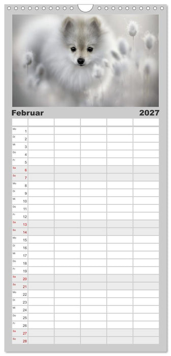 Wo ein Blick genügt und die Welt leiser wird (CALVENDO Familienplaner 2027)