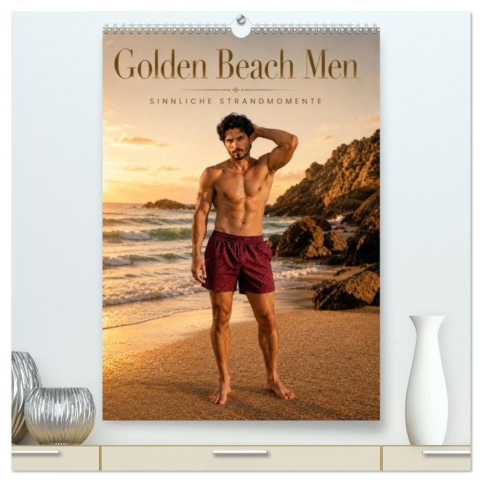 Golden Beach Men - Sinnliche Strandmomente (CALVENDO Premium Wandkalender 2027)