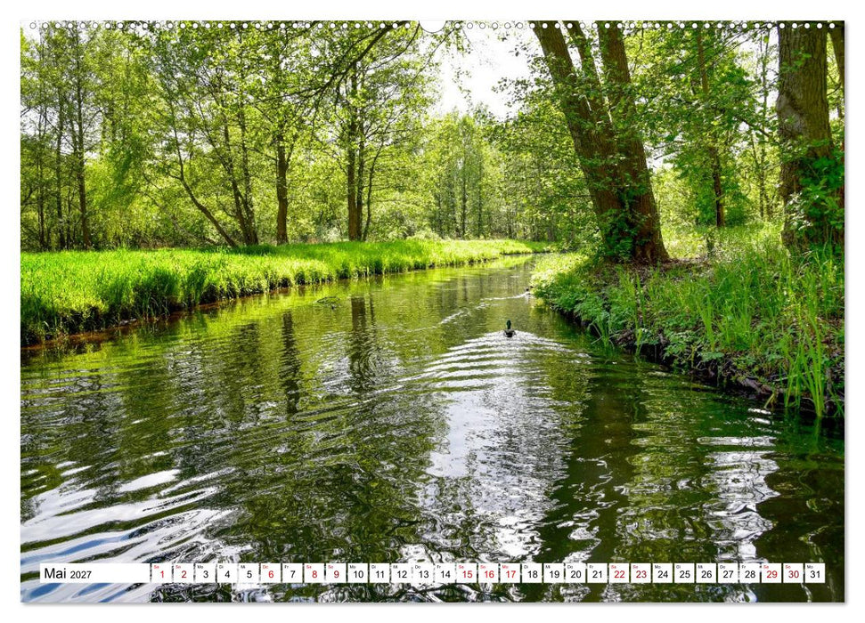 Eine Kahnfahrt im Spreewald (CALVENDO Premium Wandkalender 2027)