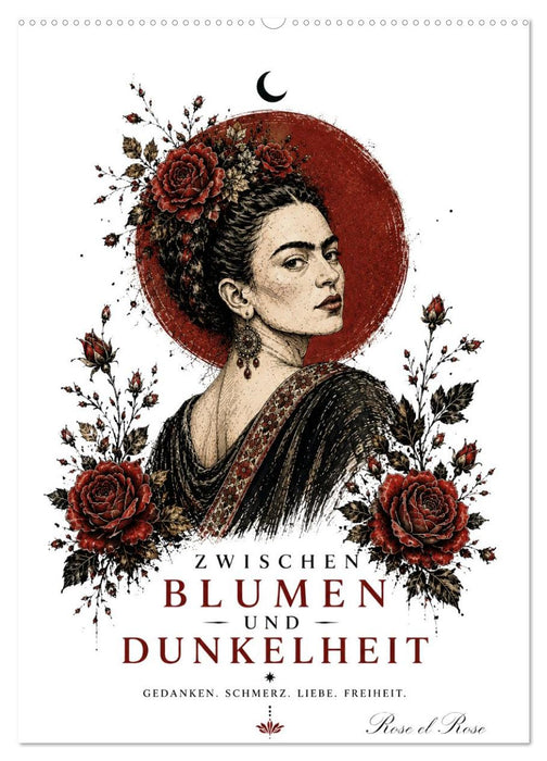 Zwischen Blumen und Dunkelheit (CALVENDO Wandkalender 2027)
