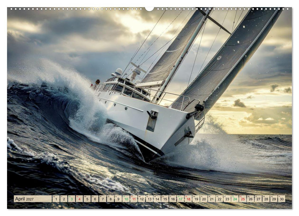 Angelehnt an Segelkreuzfahrtschiffe (CALVENDO Wandkalender 2027)