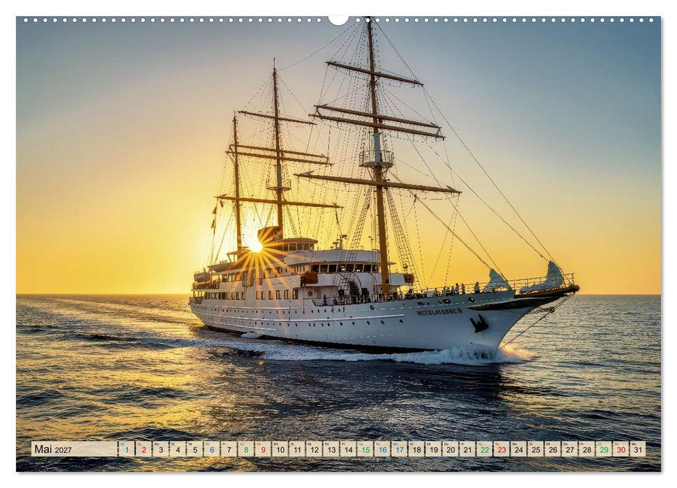 Angelehnt an Segelkreuzfahrtschiffe (CALVENDO Wandkalender 2027)