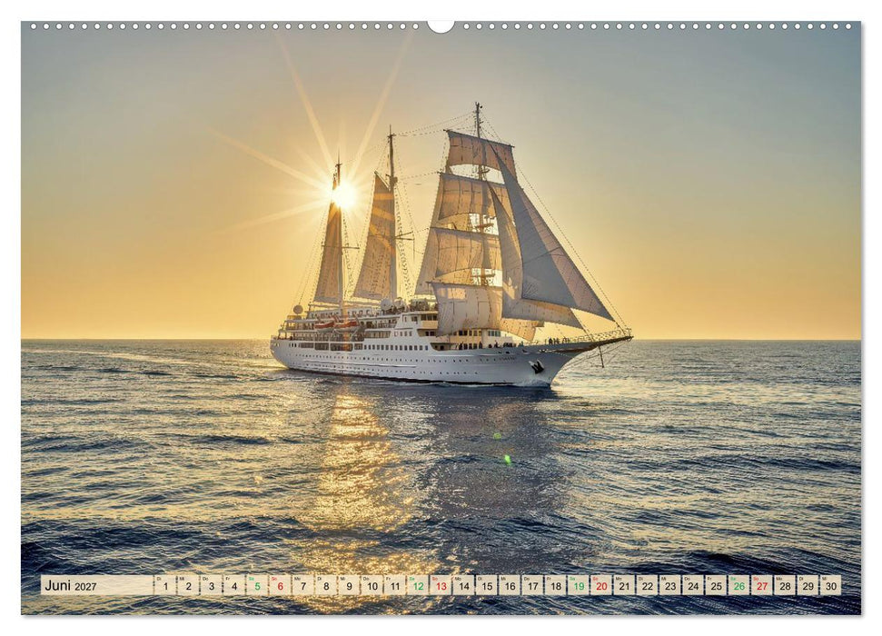 Angelehnt an Segelkreuzfahrtschiffe (CALVENDO Wandkalender 2027)