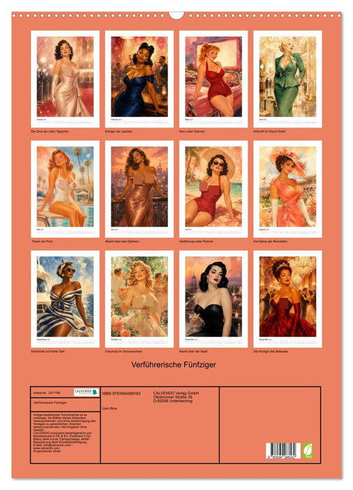 Verführerische Fünfziger (CALVENDO Wandkalender 2027)