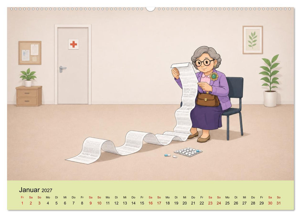 Die wunderbare Welt der Oma (CALVENDO Premium Wandkalender 2027)