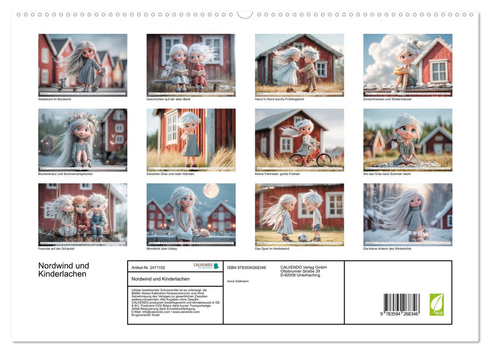 Nordwind und Kinderlachen (CALVENDO Premium Wandkalender 2027)