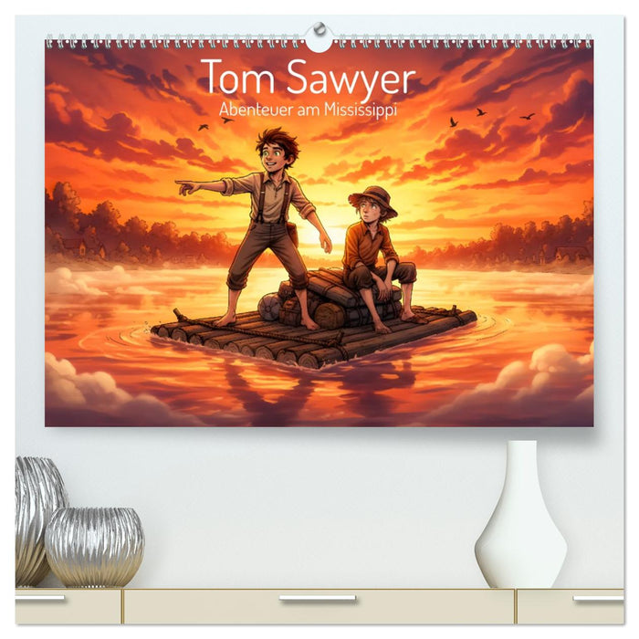 Tom Sawyer – Abenteuer am Mississippi (CALVENDO Premium Wandkalender 2027)