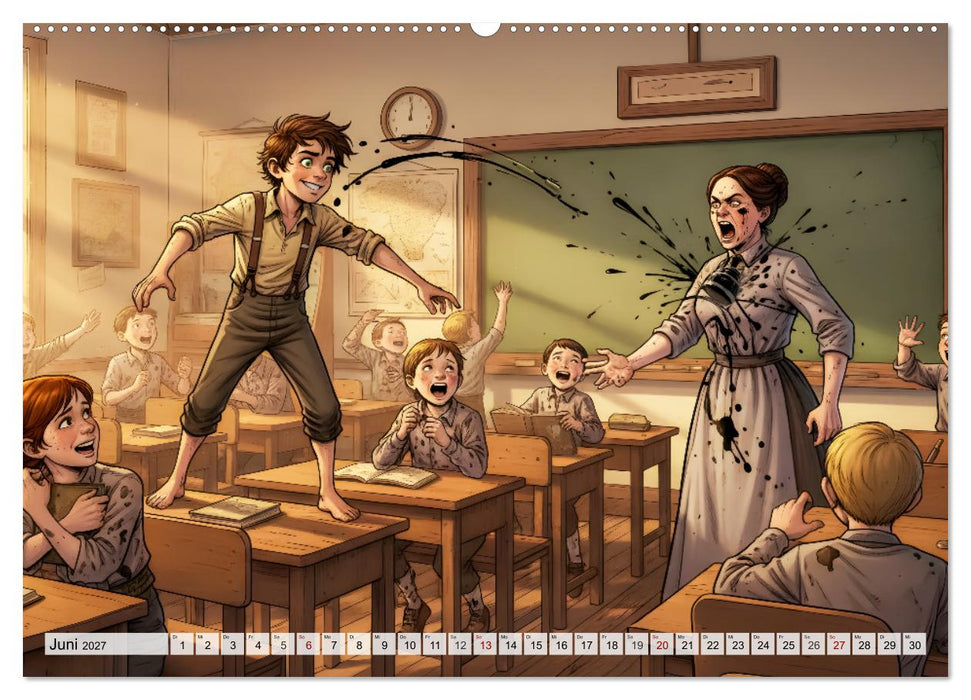 Tom Sawyer – Abenteuer am Mississippi (CALVENDO Premium Wandkalender 2027)