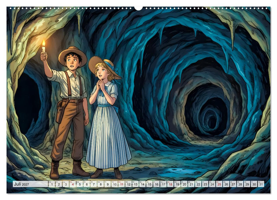 Tom Sawyer – Abenteuer am Mississippi (CALVENDO Premium Wandkalender 2027)