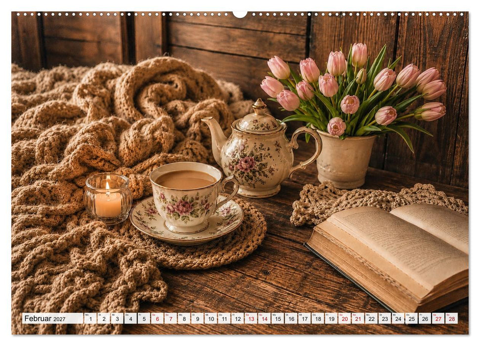 Landhauspoesie im Cottage-Stil (CALVENDO Wandkalender 2027)