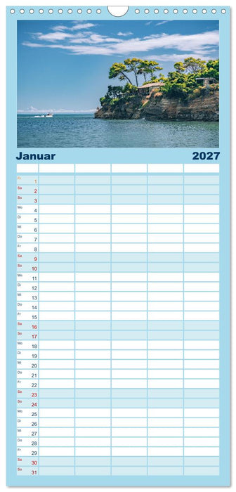 Zakynthos - Griechenland (CALVENDO Familienplaner 2027)