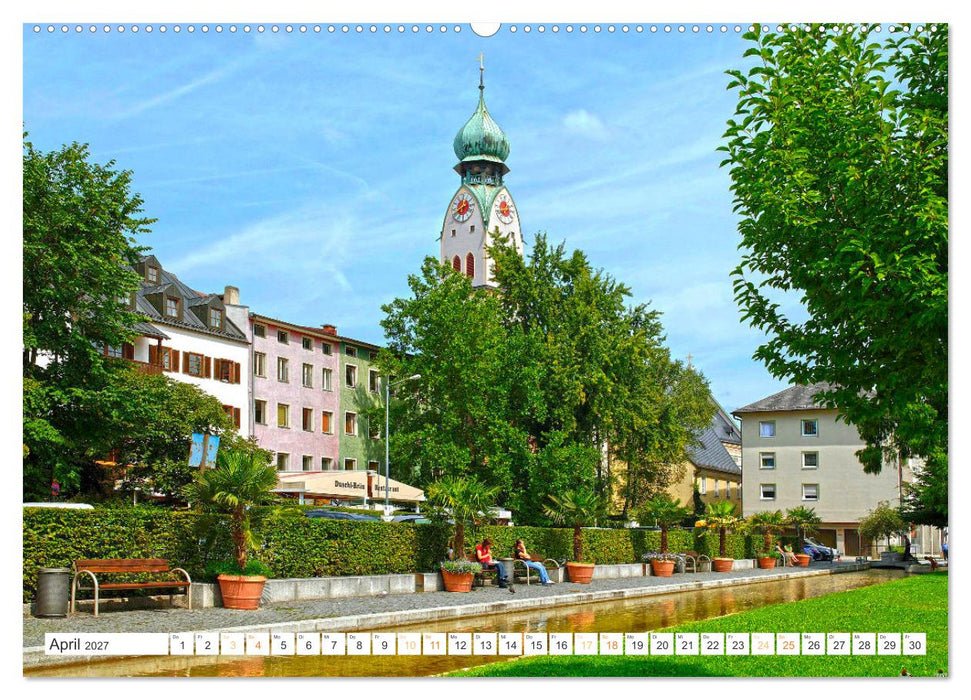 Rosenheim - Die Stadt vor den Bergen (CALVENDO Wandkalender 2027)